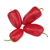 Paprika  Snack Rood